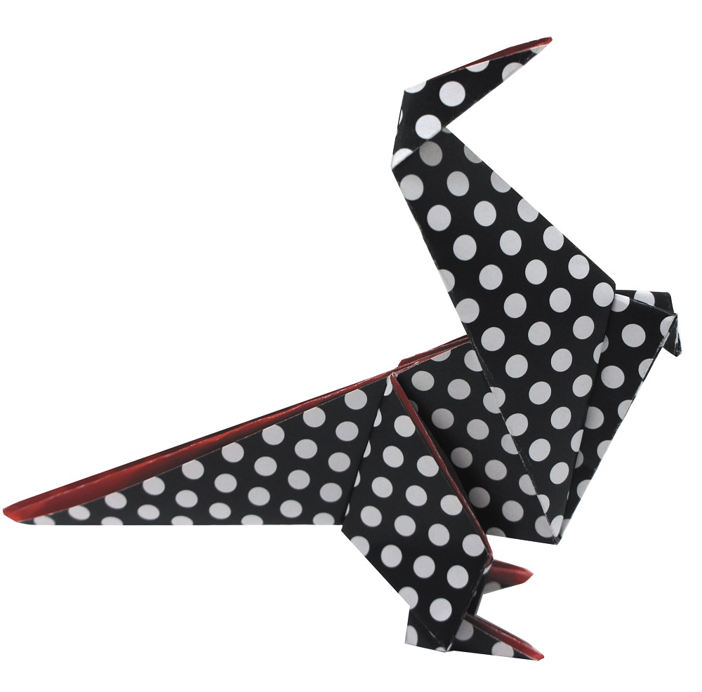 Funny Origami 20x20 cm, Dinosaurier, Svårighetsgrad: Normal - 2