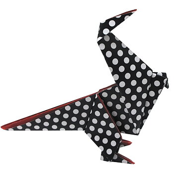 Funny Origami 20x20 cm, Dinosaurier, Svårighetsgrad: Normal