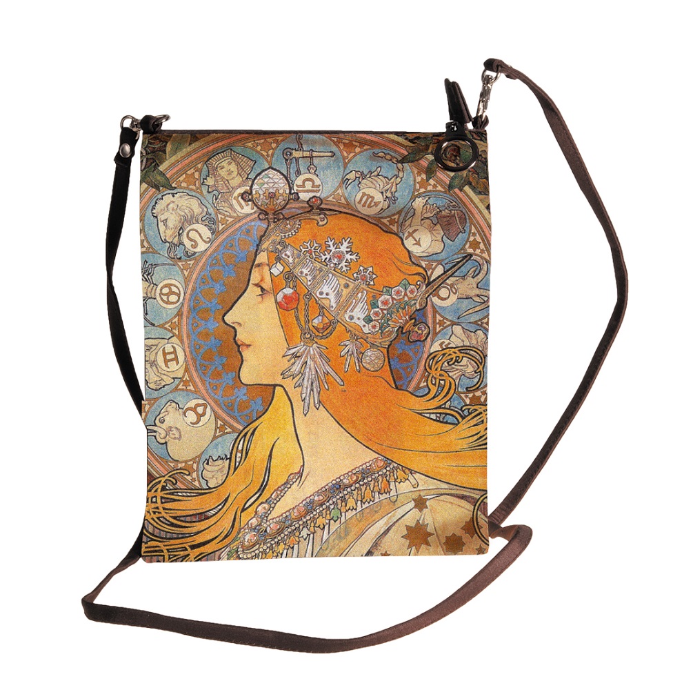 Skulderremstaske, Lille, Art Nouveau, Zodiak, TEMA-produkt
