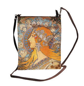 Skulderremstaske, Lille, Art Nouveau, Zodiak, TEMA-produkt