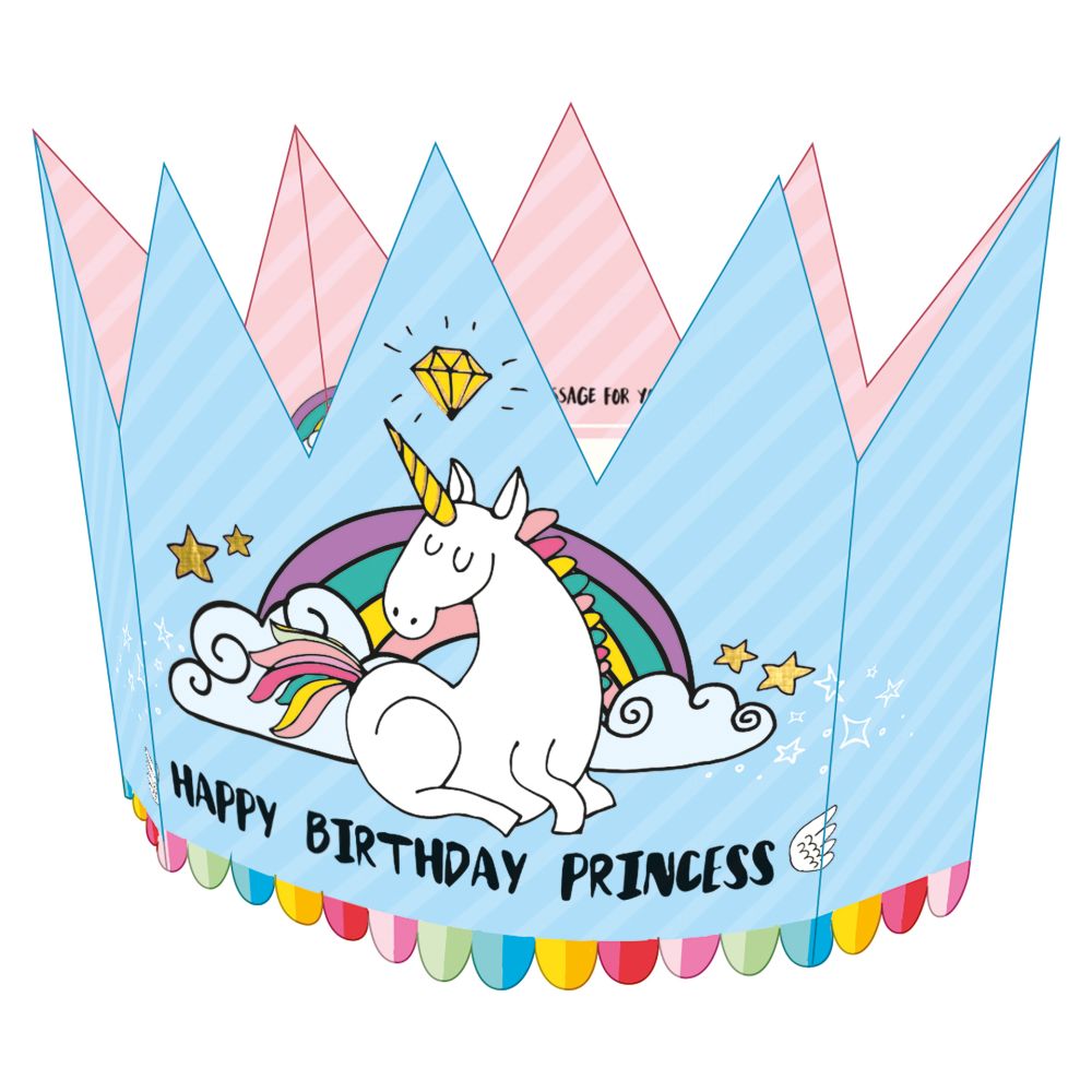 Party Greeting card, Princess Crown (BG0645) - 4
