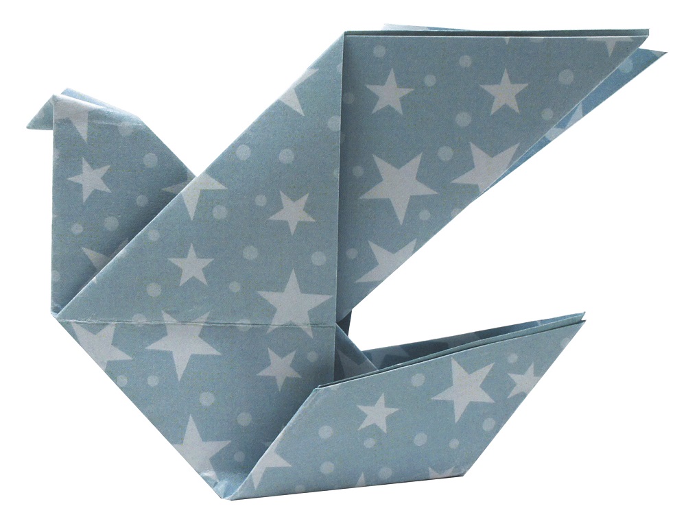 Funny Origami 20x20 cm, Duer, Sværhedsgrad: Normal - 4