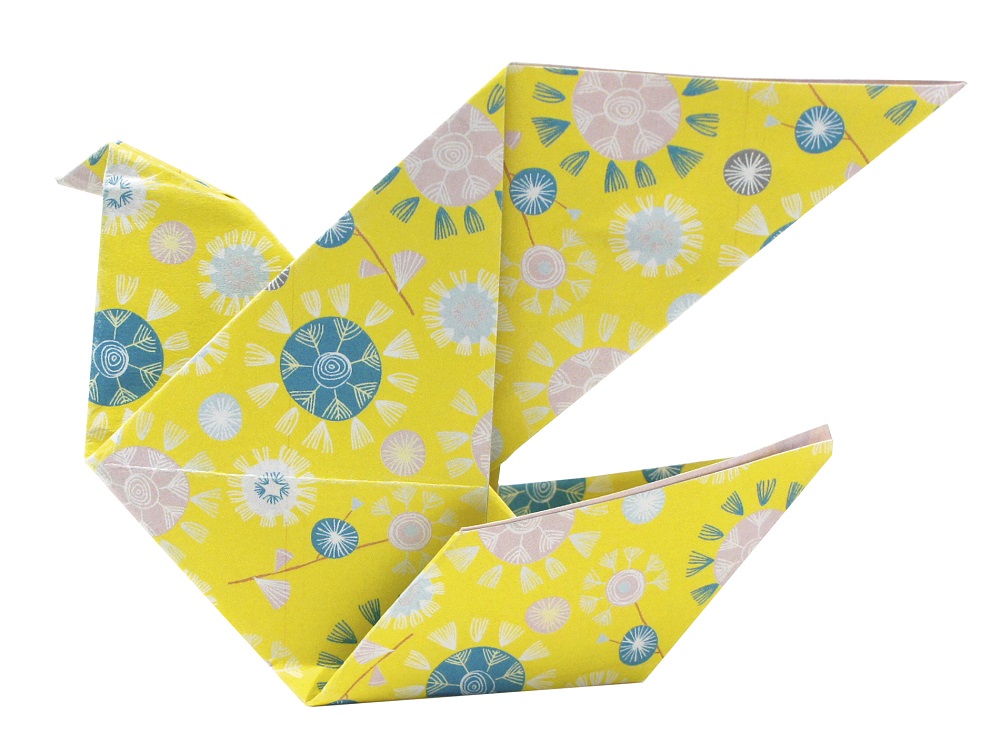 Funny Origami 20x20 cm, Duer, Sværhedsgrad: Normal - 3
