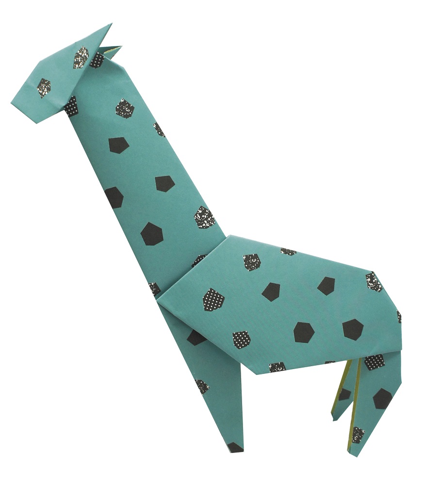 Funny Origami 20x20 cm, Giraffer, Svårighetsgrad: Normal - 3