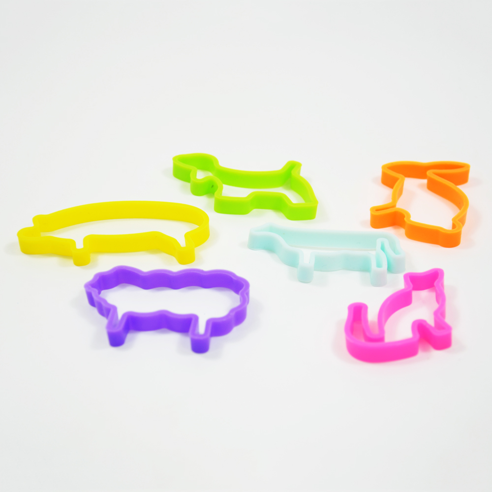 Jumbo Buddy bands, Bondgårdsdjur, Bordsdisplay med 36 påsar. - 4