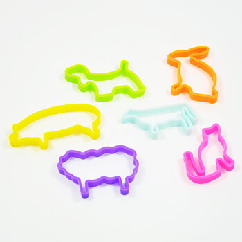 Jumbo Buddy bands, Bondgårdsdjur, Bordsdisplay med 36 påsar.