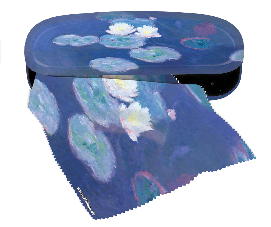 Brilleetui med pudseklud, Monet, Åkander, TEMA-produkt