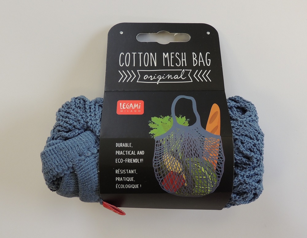 Nätpåse av bomull, blå - 2