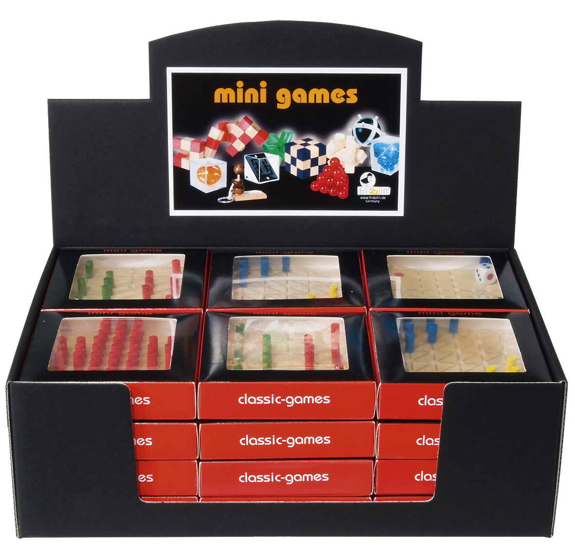 Mini Games, Bordsdisplay med 24 st.