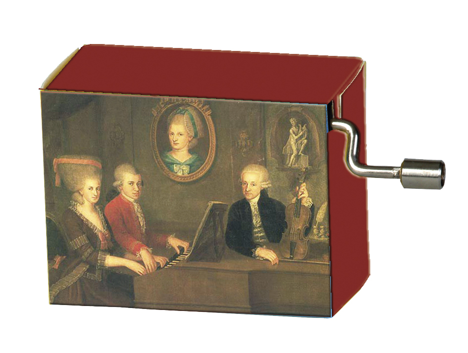 Spilledåse, Vuggevise/Familien Mozart, Mozart TEMA-produkt