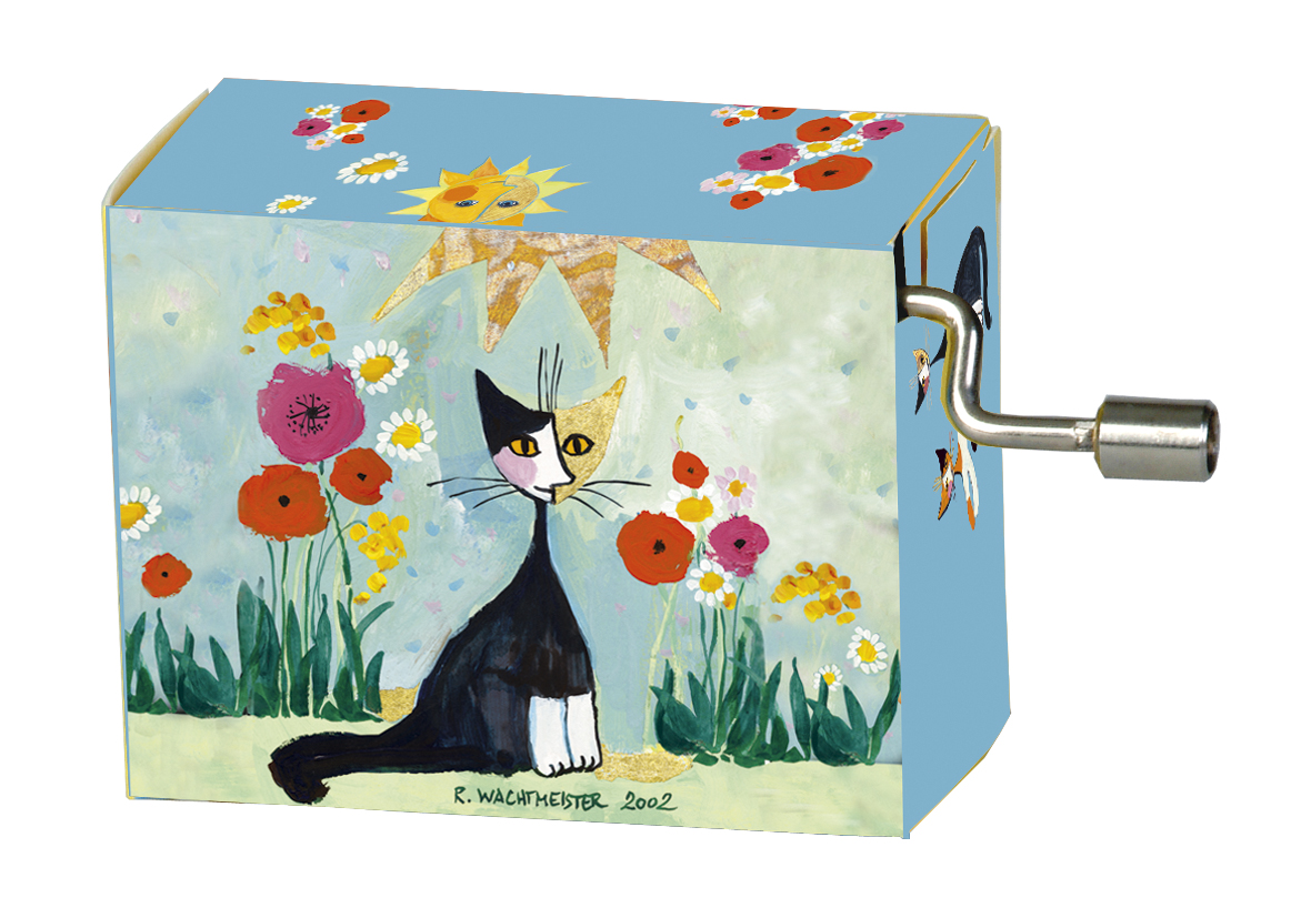 Speldosa, Happy Birthday/Katt & blommor, Rosina Wachtmeister
