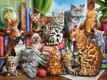 House of Cats, puslespil med 2000 brikker (C-200726)