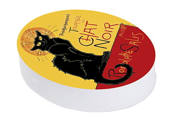 Suddgummi, Chat Noir, Steinlen, TEMA-produkt