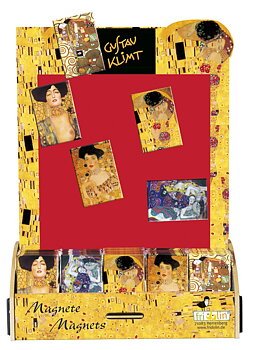 Magneter, Gustav Klimt, Borddisplay med 100 stk. TEMA-produkt