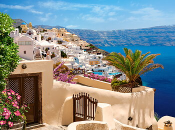 Santorini, Greece, puslespil med 2000 brikker (C-200672)