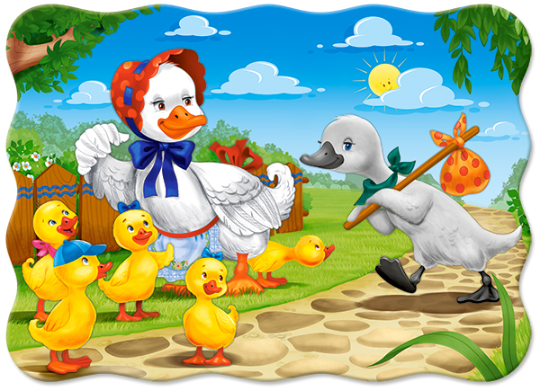The Ugly Duckling, puslespil med 30 brikker (B-03723) 
