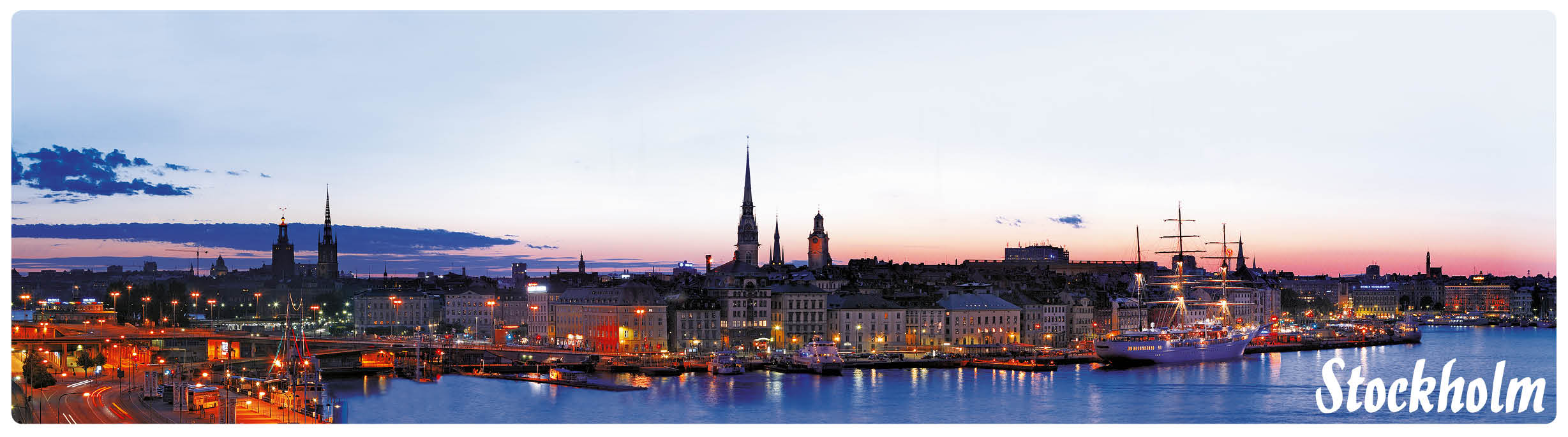 Panoramamagnet, Stockholm - Gamla Stan