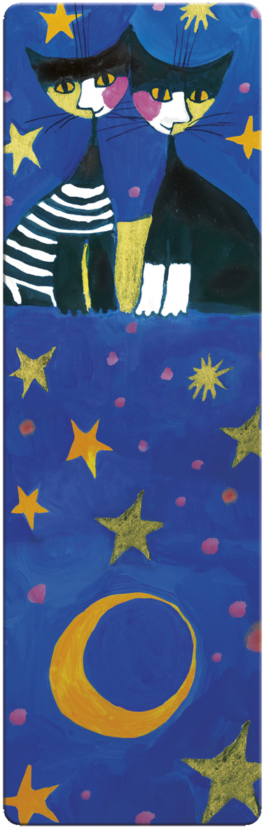 Bokmärke i papp, Moonlight serenade, Rosina Wachtmeister