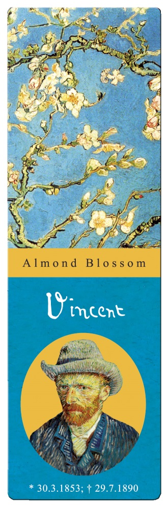 Bogmærke i pap, Mandelblomster, Vincent van Gogh TEMA-produkt
