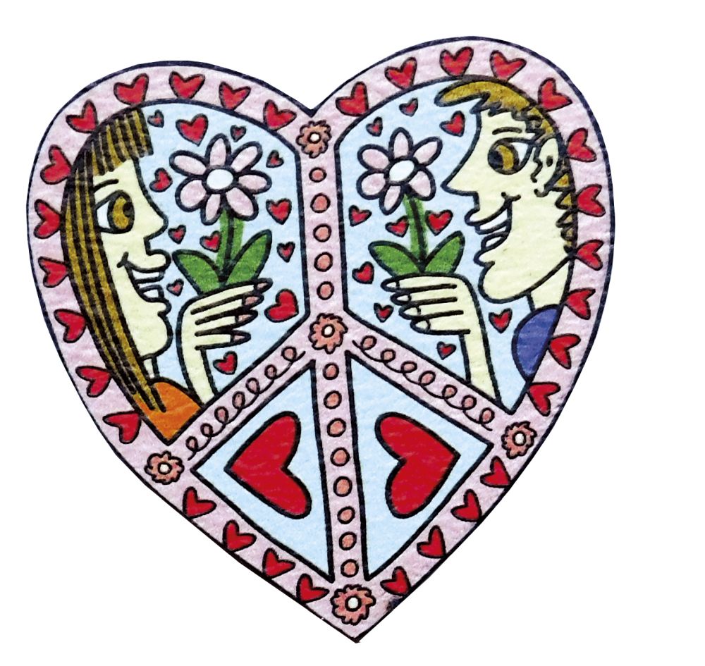 Magneter MDF, James Rizzi, Hjärta, TEMA-produkt