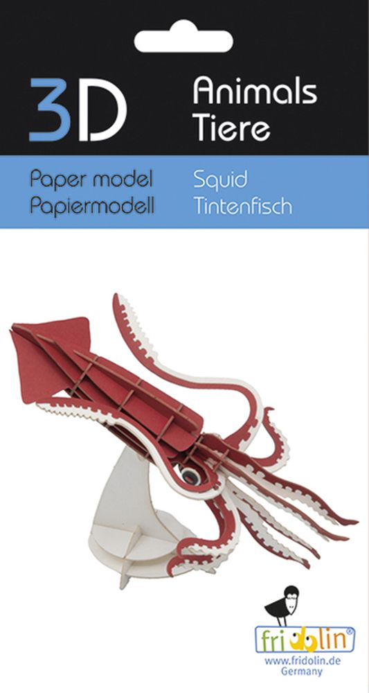 3D-pappersmodell, Bläckfisk