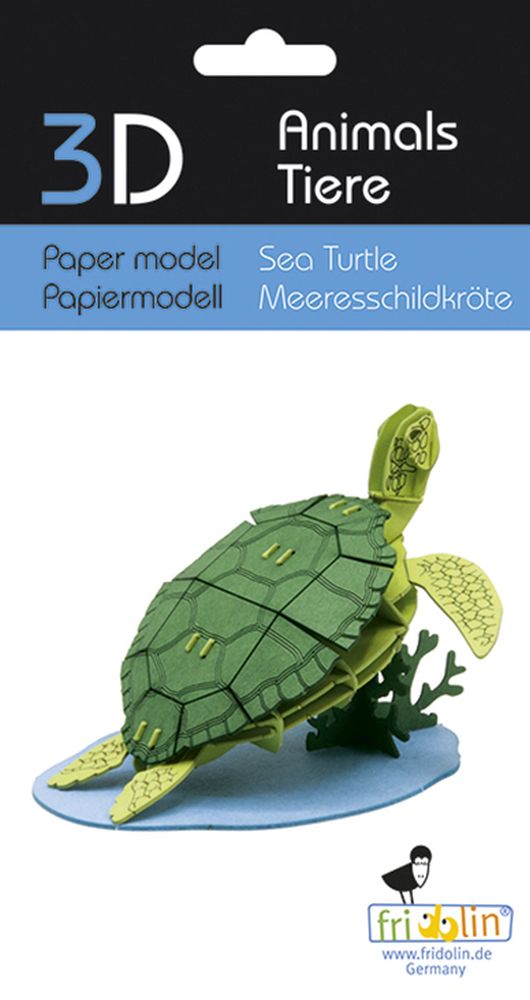 3D-pappersmodell, Havssköldpadda