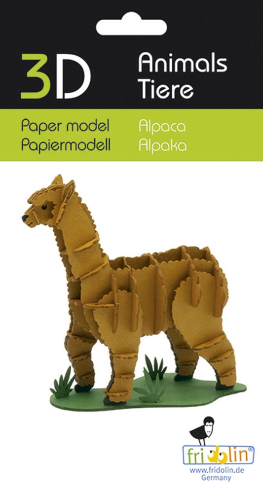 3D-pappersmodell, Alpacka