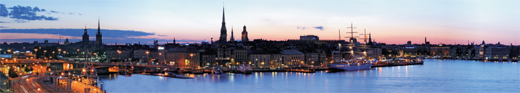 Panoramakort, Stockholm - Gamla Stan (The Old Town) (STO002/10102002)