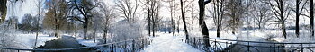 Panoramakort, Väg med snö (WIN006)