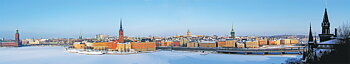 Panoramakort, Stockholm på vintern (STO008)