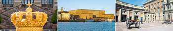 Panoramakort, Stockholm - Kungliga Slottet (The Royal Palace) (10102009)