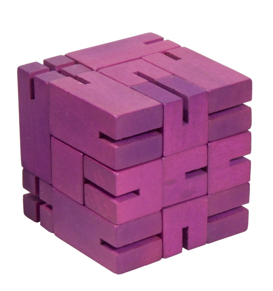 Flexi-Cube, Violett, Svårighetsgrad: 3/5