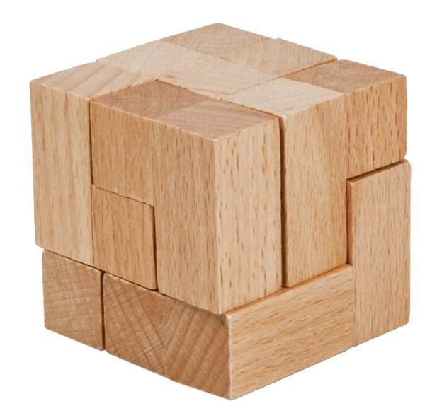 IQ-box i Plexiglaskub, L-kub, Svårighetsgrad: 2/5