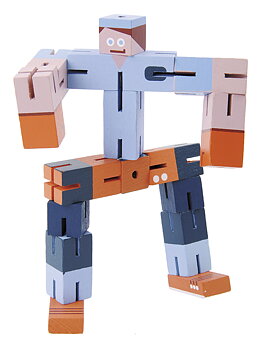 Puzzle Boy, blå, orange, lyseblå, Sværhedsgrad 4/5