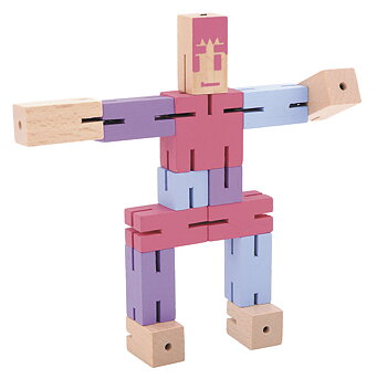 Puzzle Boy, violet, rosa, lyseblå, Sværhedsgrad 5/5