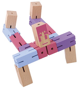 Puzzle Boy, violet, rosa, lyseblå, Sværhedsgrad 5/5