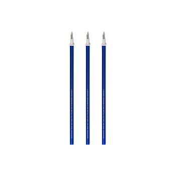 Refills för Erasable gel pens, 3 st., blå