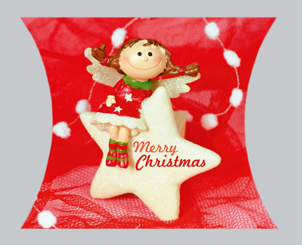Gåvoask, Merry Christmas, Flicka (52011014)