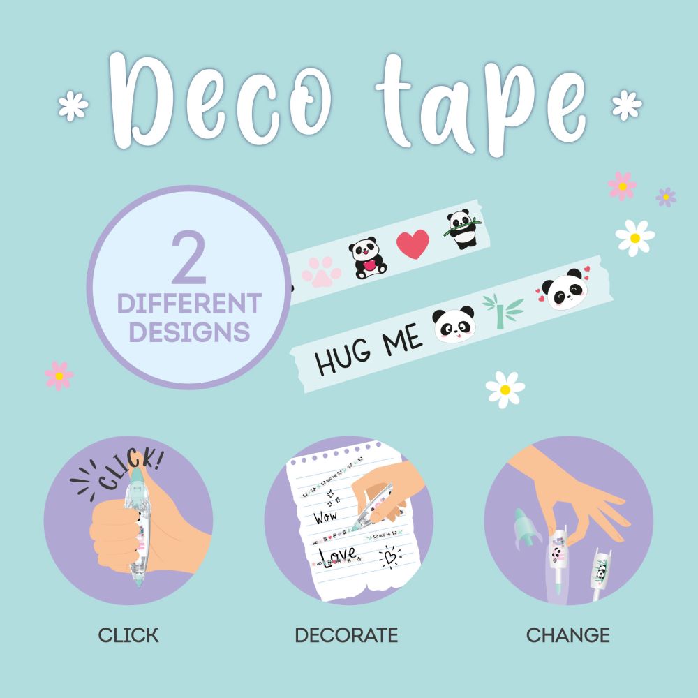 Decoration tape pen, Panda - 3