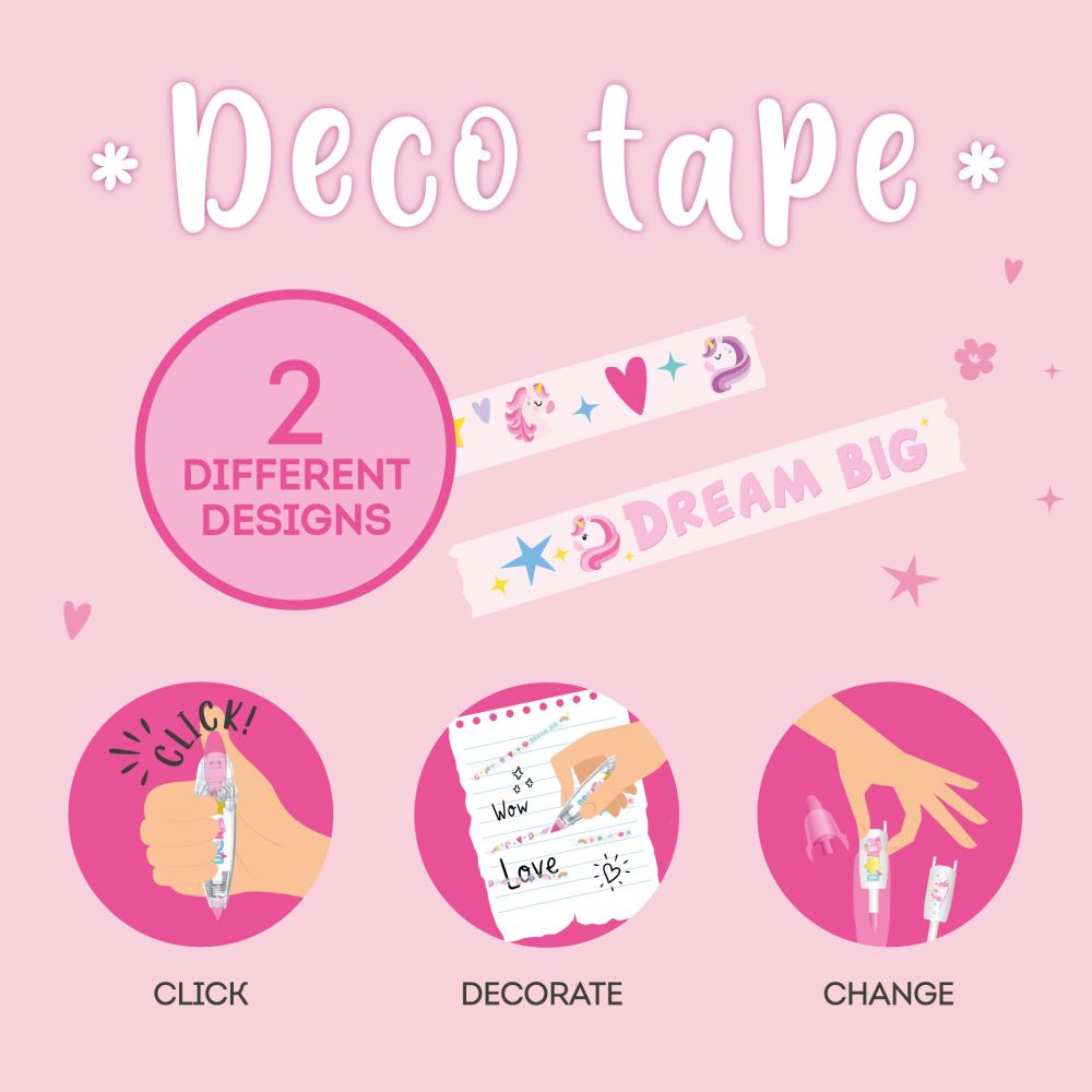 Decoration tape pen, Unicorn - 3