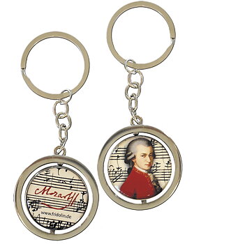 Nøglering, Mozart, dobbeltsidet, TEMA-produkt