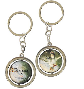 Nøglering, Stjernen, Edgar Degas, dobbeltsidet TEMA-produkt