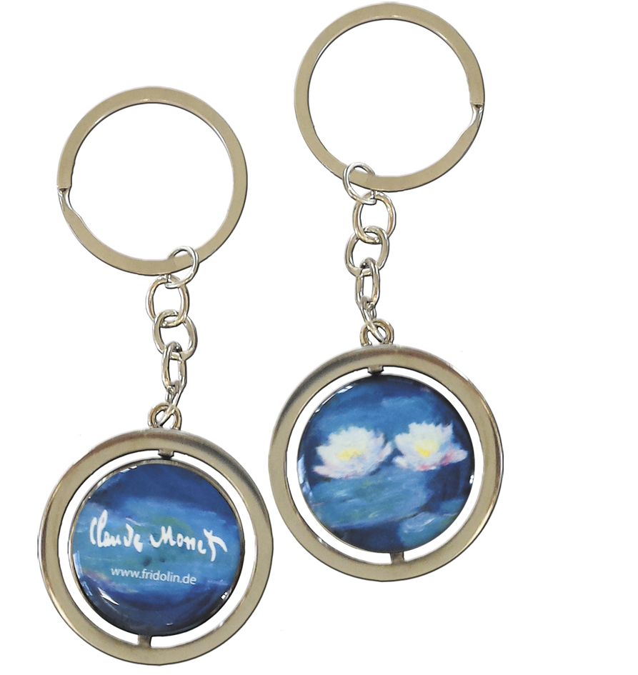 Nøglering, Åkander, Claude Monet, dobbeltsidet TEMA-produkt