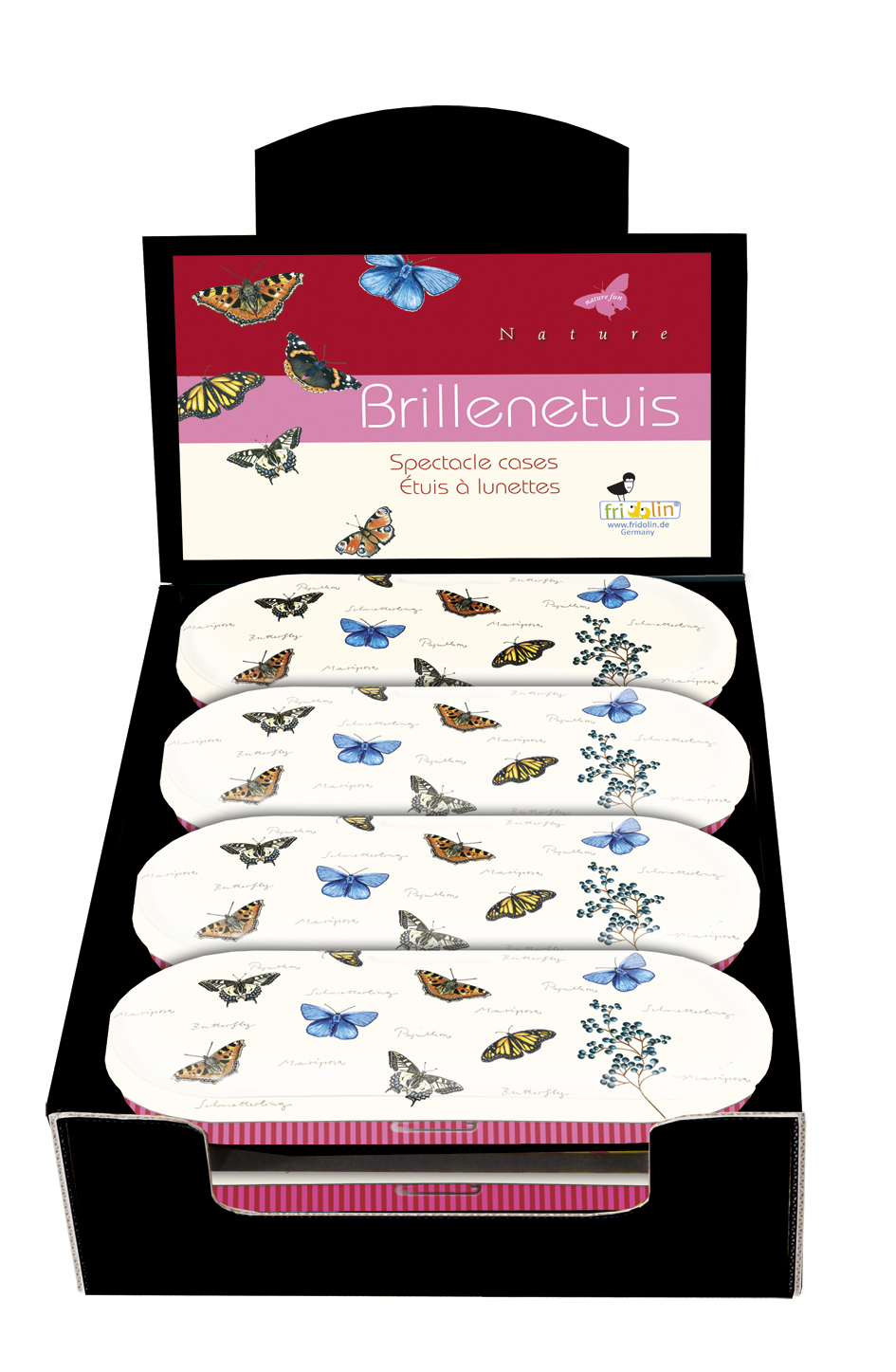 Brilleetuier, Nature fun, Borddisplay med 12 stk.