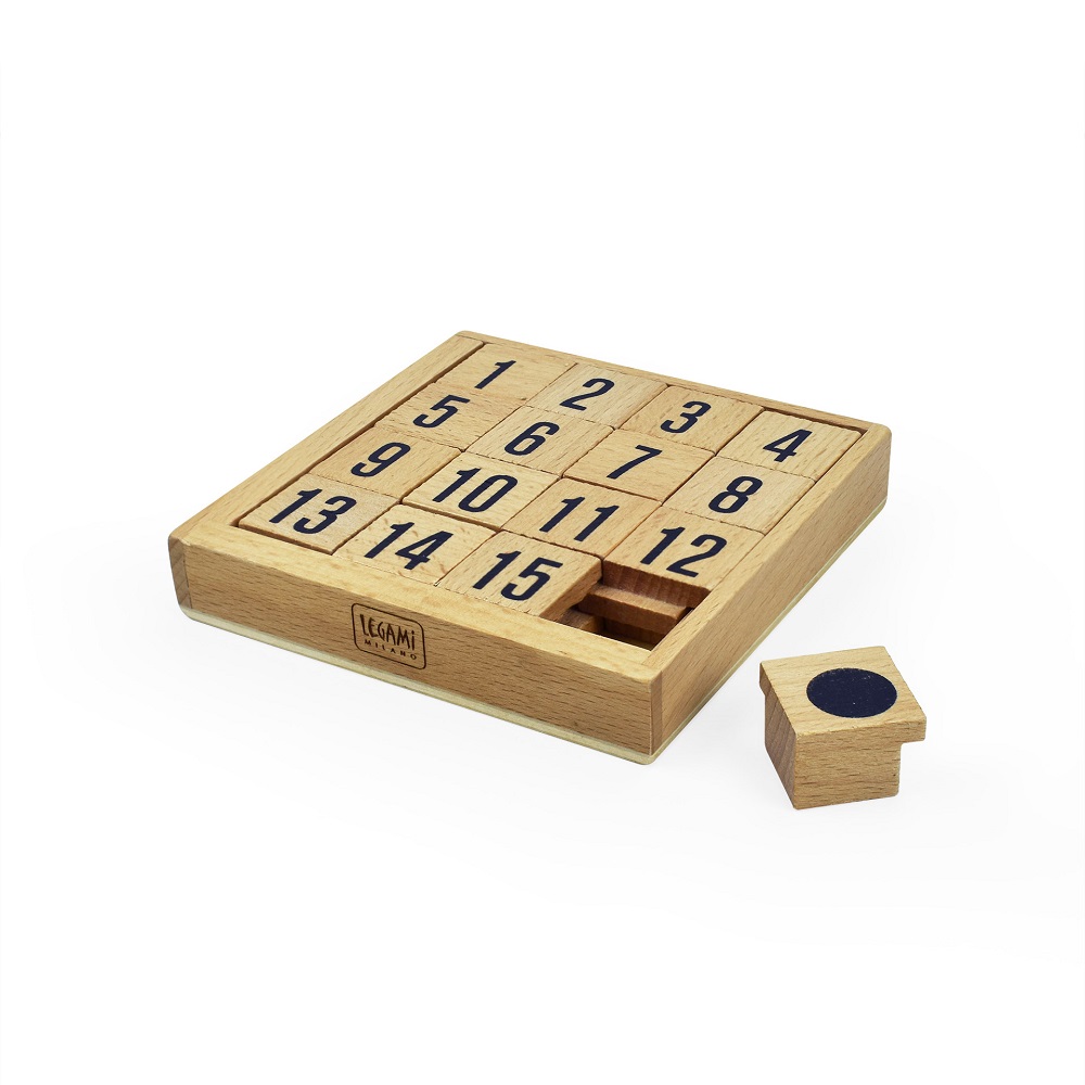 15-spel/skjutpussel av trä - 3