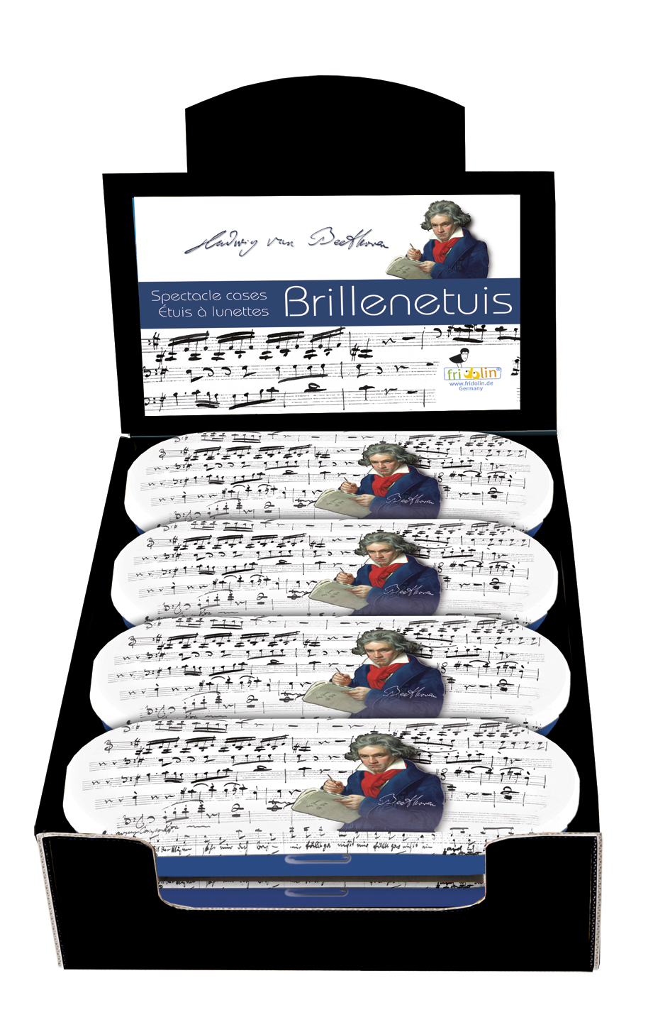 Glasögonetuier, Beethoven, Bordsdisplay med 12 st., TEMA-produkt