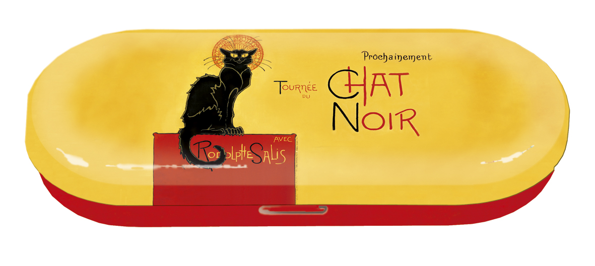 Brilleetui Chat Noir, Steinlen