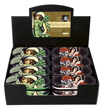 Brilleetuier, Tamara de Lempicka, Borddisplay med 24 stk. TEMA-produkt