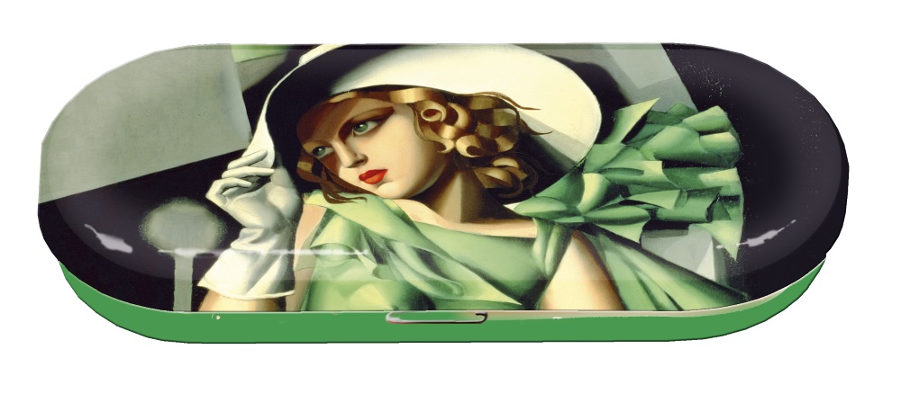 Glasögonetui, Ung dam med handskar, Tamara de Lempicka, TEMA-produkt