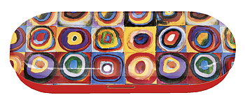Brilleetui, Farvestudie kvadrater, Kandinsky TEMA-produkt